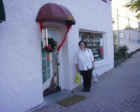 001 - Cocoa Village painted door